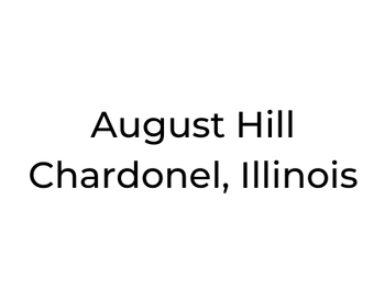 August Hill Chardonel, Illinois