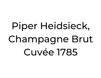 Piper Heidsieck, Champagne Brut Cuvée 1785